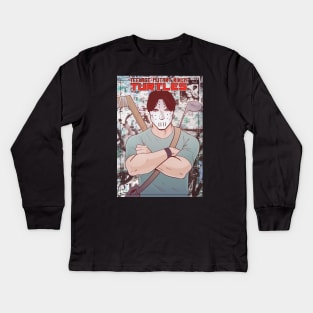 IDW TMNT: Casey Jones Kids Long Sleeve T-Shirt